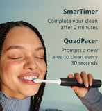 Philips Sonicare 1100 electric toothbrush black, imported from the UK