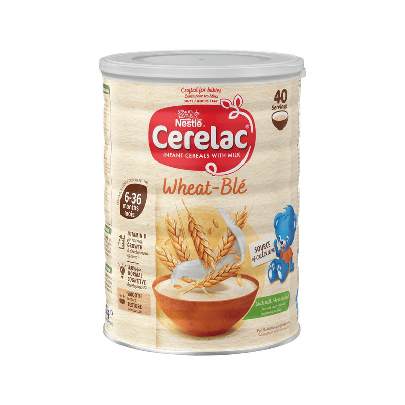 Nestlé Cerelac wheat infant cereal with milk 1kg, imported from the UK