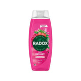 Radox Feel Radiant shower gel 450ml, imported from the UK