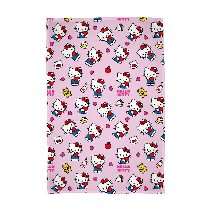 Hello Kitty flannel fleece blanket, UK version