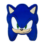 Sonic the Hedgehog face shaped cushion 35x35cm, imported from the UK