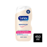 Boots Sanex Expert Skin Health+ Menopause Shower Gel Body Wash 450ml- Buy online at McGrocer