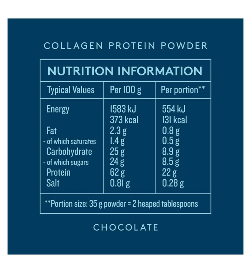 Dose & Co chocolate collagen protein powder 420g, UK version