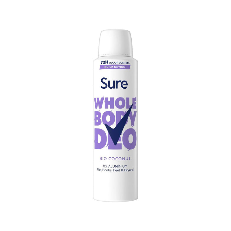 Sure Rio Coconut deodorant spray 150ml (British brand)