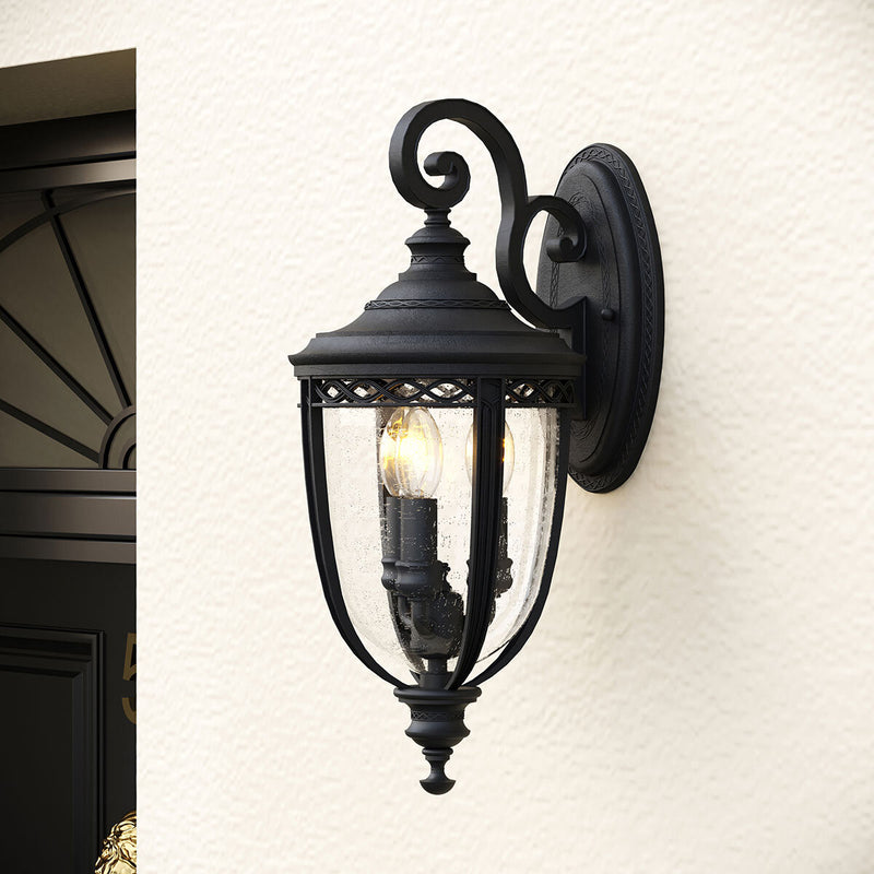 Feiss English Bridle 3 light medium wall lantern - British product