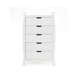 Obaby tall drawers white, imported from the UK