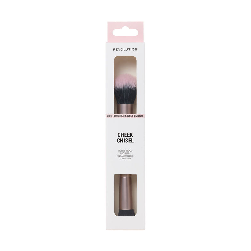 Revolution Cheek Chisel Duo Brush - British product