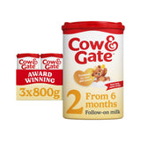 Cow & Gate follow on milk 800g powder x3, UK version