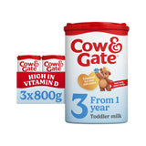 Cow & Gate toddler milk powder 800g x 3 (British brand)