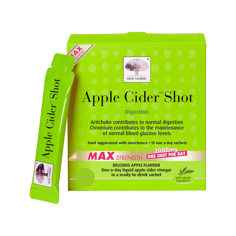 New Nordic Apple Cider Shot 15 liquid sachets (British brand)