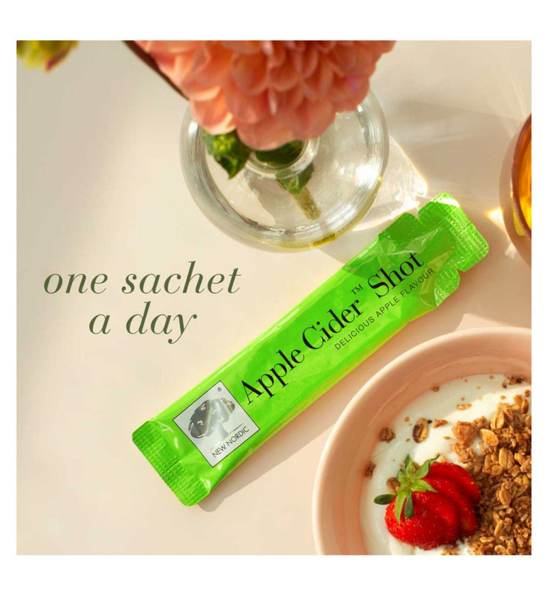 New Nordic Apple Cider Shot 15 liquid sachets (British brand)