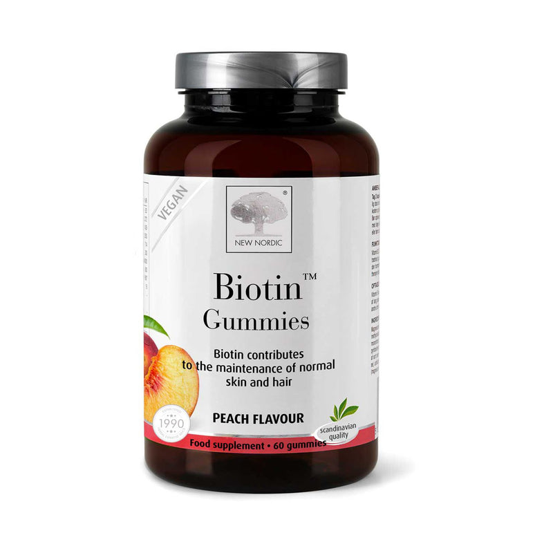 New Nordic Biotin Gummies 60 gummies - British product