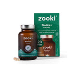 Zooki Biotics+ Everyday Capsules 30s probiotic supplement, imported from the UK