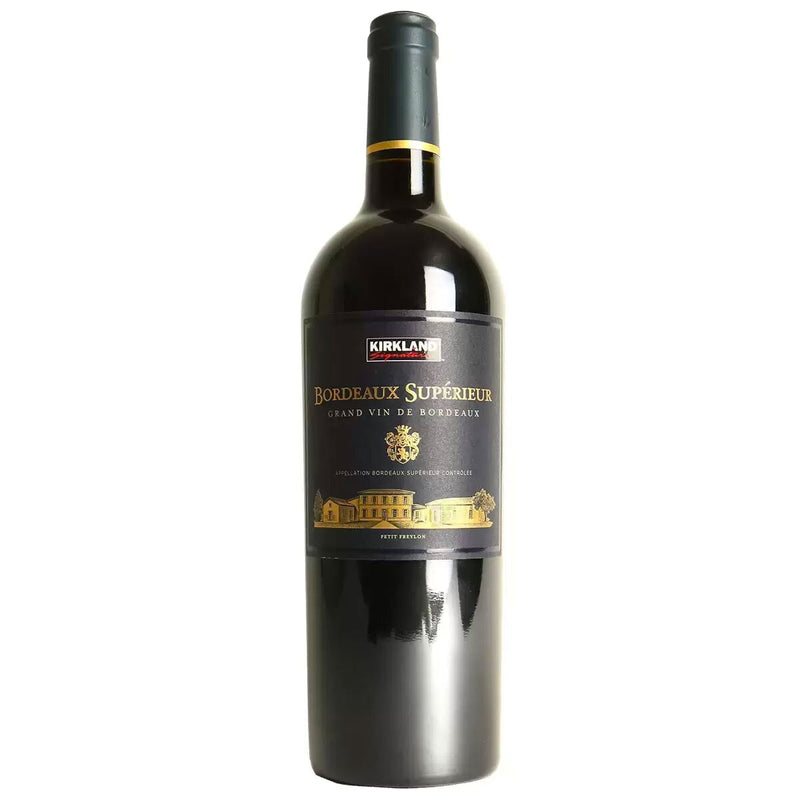 Kirkland Signature Bordeaux Supérieur red wine 2023 75cl, UK version