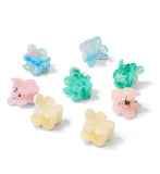 Boots mini flower marble hair clips 8s (British brand)