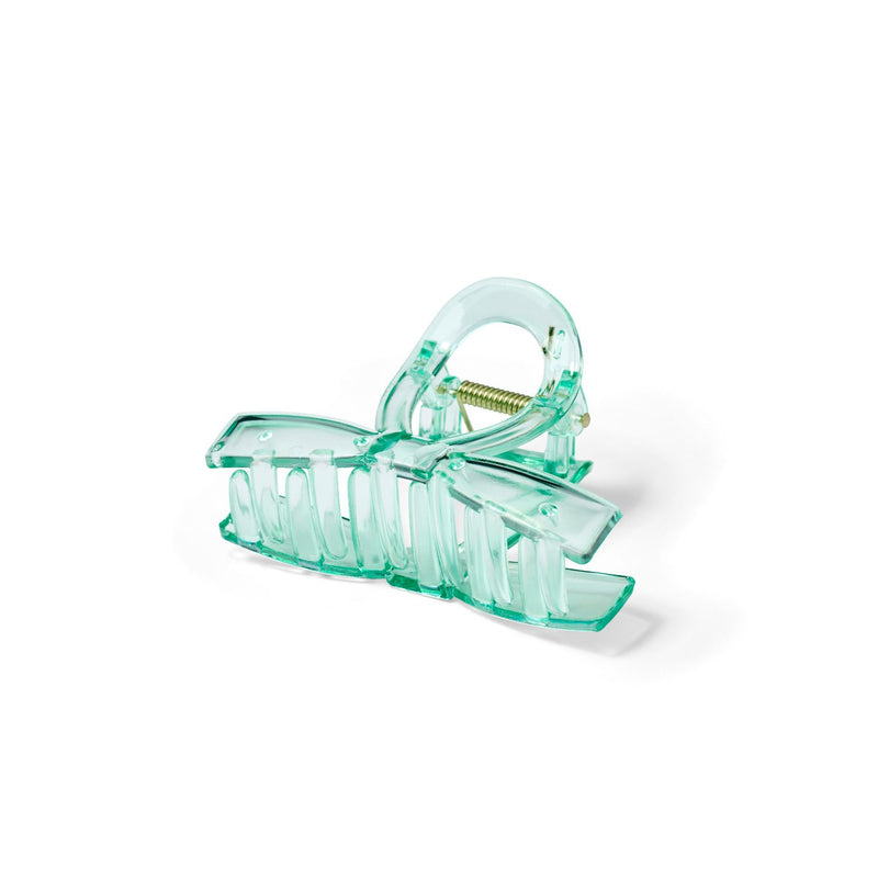 Boots green jelly bow clip, UK version