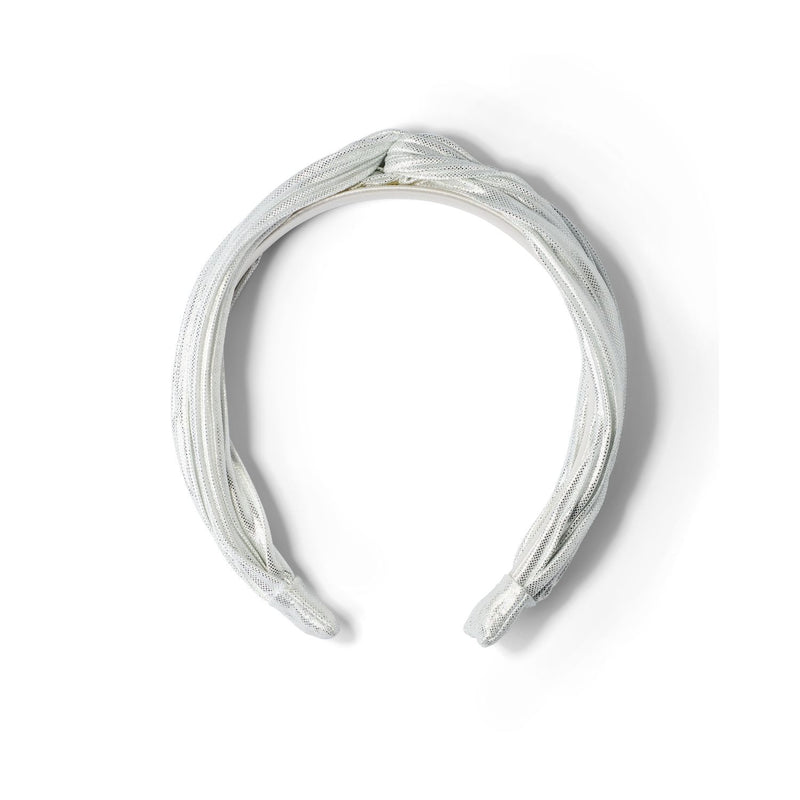 Boots fabric headband silver, imported from the UK