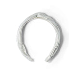 Boots fabric headband silver, imported from the UK