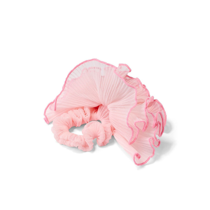 Boots hair scrunchie pink flower, imported from the UK