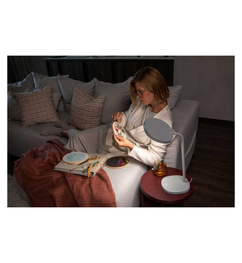 Lumie Task Lamp White Mist - British product