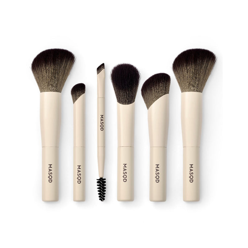 MASQD Travel Set 6 Pack makeup brushes (British brand)