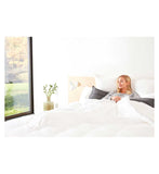 Panda bamboo bedding set pure white king, UK version