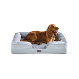 Snug orthopaedic pet bed grey large (British brand)