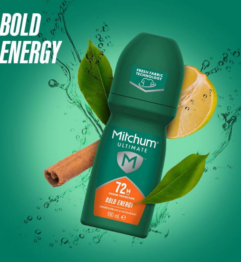 Mitchum Ultimate 72H Roll On antiperspirant deodorant 100ml, imported from the UK