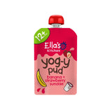 Boots Ella's Kitchen Organic Strawberry and Banana Sundae Yog-y Pud Toddler Pudding Baby Food Pouch 90g- Buy online at McGrocer