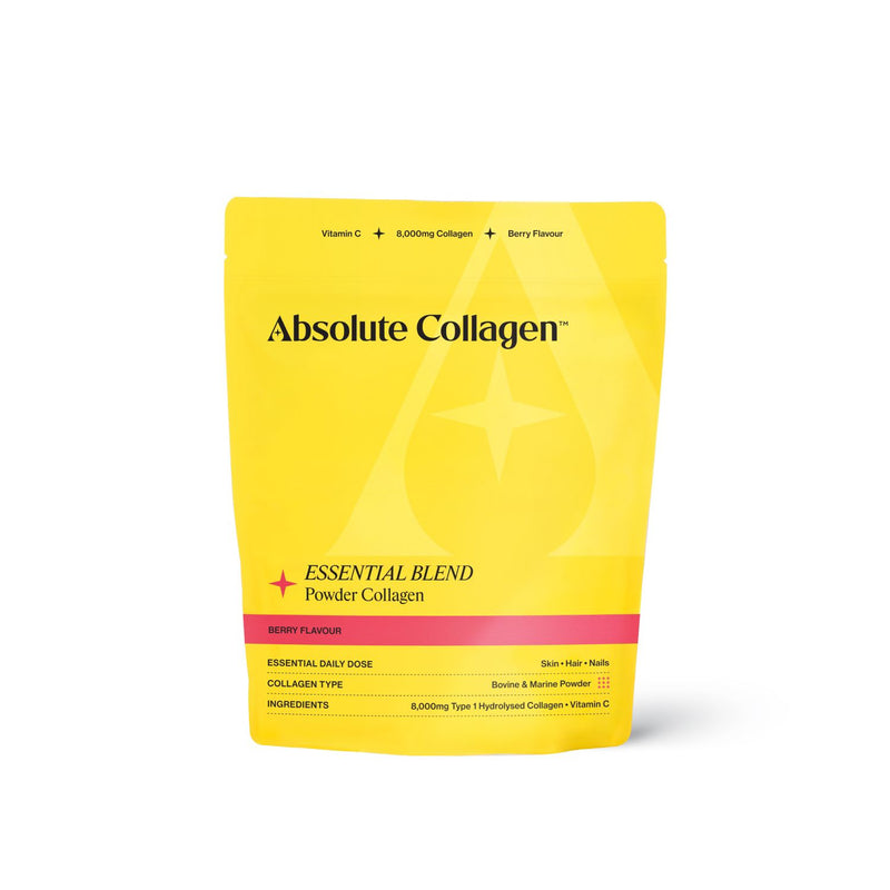 Absolute Collagen essential blend powder berry flavour 194g, UK version