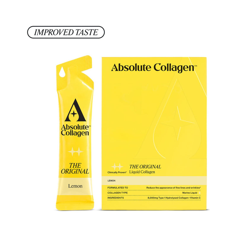 Absolute Collagen marine collagen supplement lemon 10x12ml sachets - British product