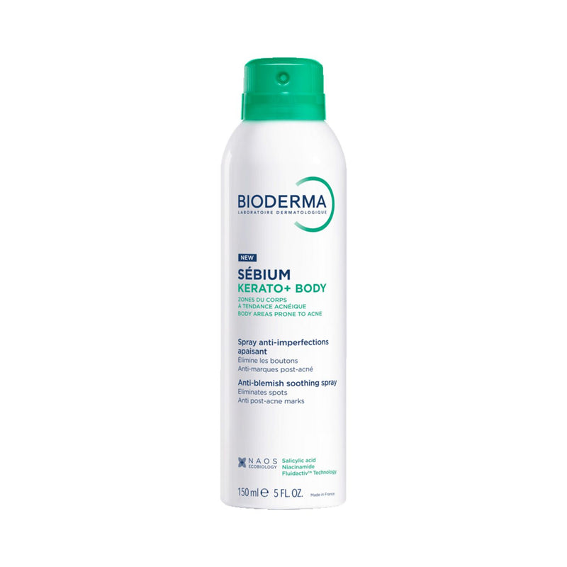 Bioderma Sebium Kerato+ body spray 150ml, UK version
