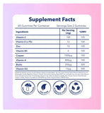 Moosh hair skin nails gummies tropical pineapple 60 count, imported from the UK