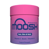 Moosh hair skin nails gummies tropical pineapple 60 count, imported from the UK