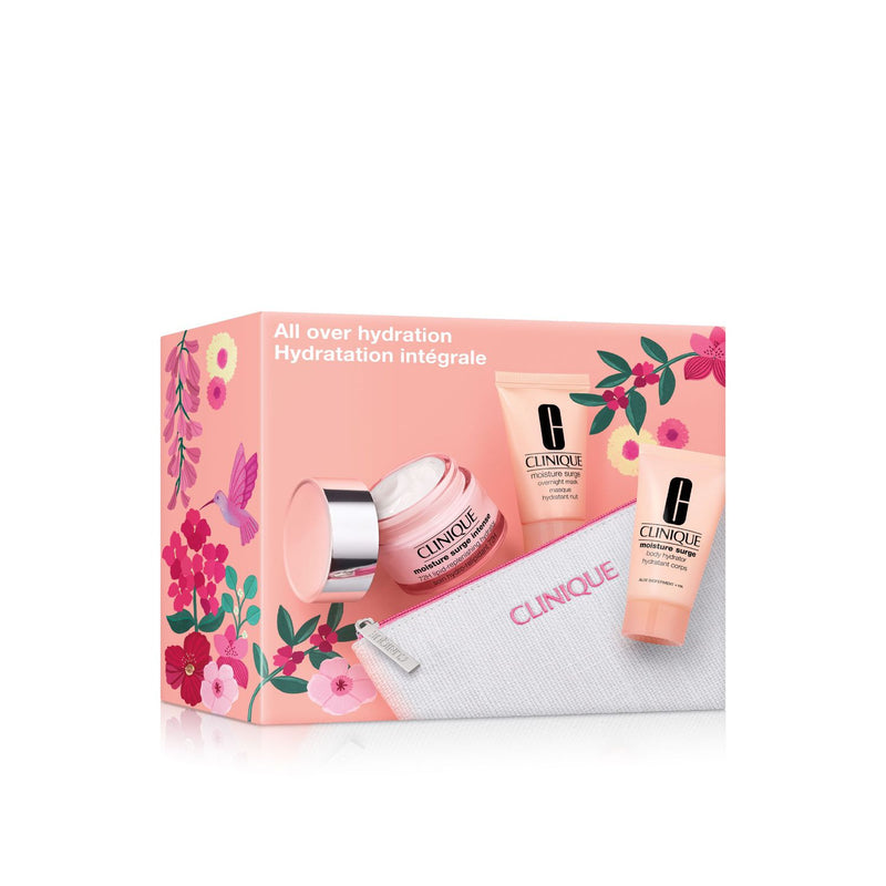 Clinique Moisture Surge Intense Hydration face and body gift set (British brand)