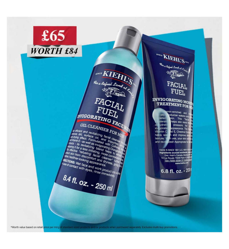 Kiehl's Classic Gentleman Collection Set skincare set (British brand)