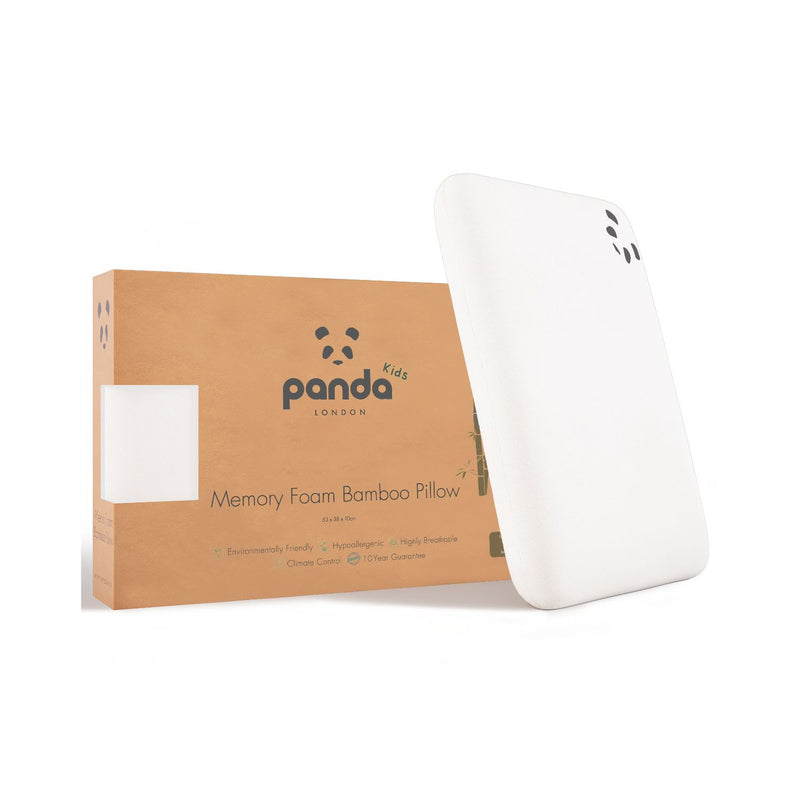 Panda Kids Bamboo Memory Foam Pillow, UK version