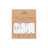 Panda Kids bamboo muslin swaddle Freckles 3 pack, imported from the UK
