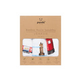 Panda Bamboo Muslin Swaddles London 3 Pack, UK version