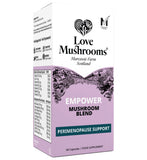 Love Mushrooms Perimenopause Support supplement 60 capsules, imported from the UK