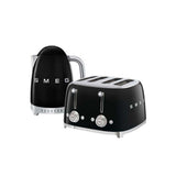 Smeg kettle and toaster set in black - British product