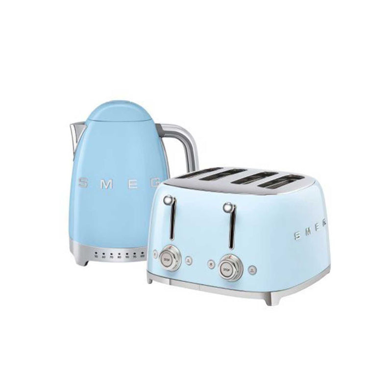 Smeg kettle and toaster set pastel blue - British product