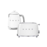 Boots Smeg 50's Style Mini Kettle and 2 Slice Toaster in White- Buy online at McGrocer