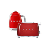 Smeg 50s style kettle and toaster in red - British product