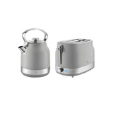 Swan Retro kettle and toaster grey chrome (British brand)