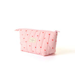 The Flat Lay Co sweet pink hearts makeup pouch - British brand
