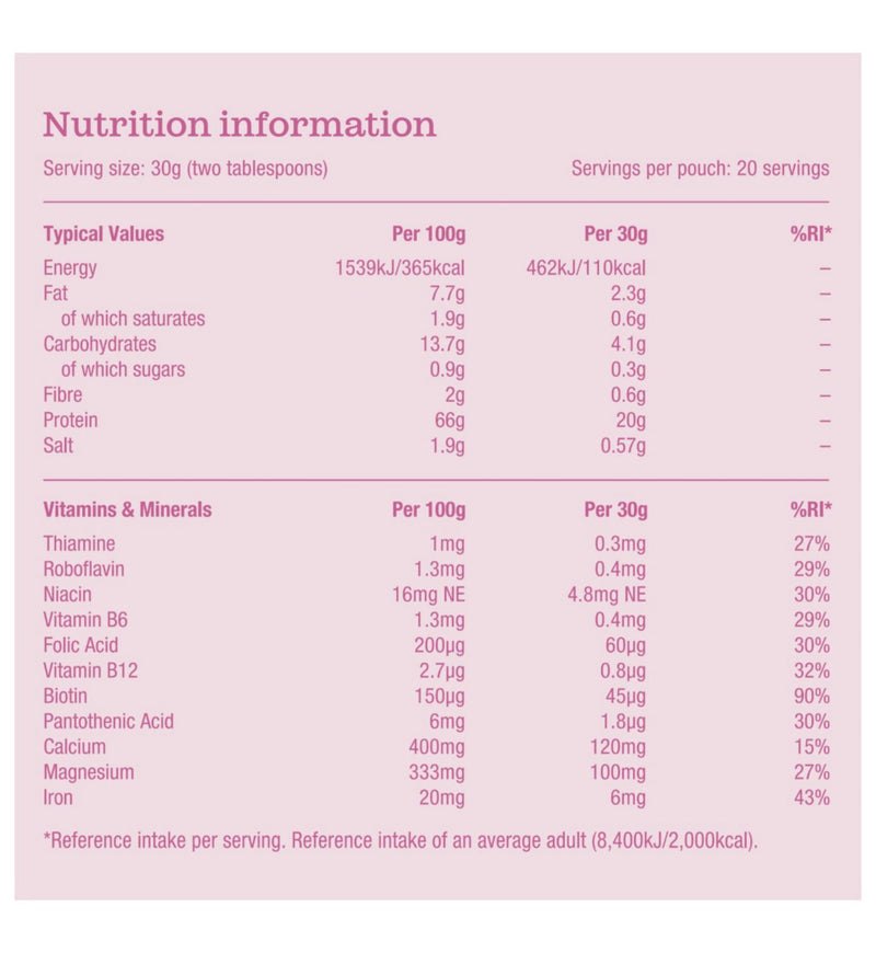 Free Soul vegan protein powder chocolate 5 sachets 30g - British product