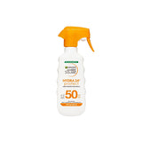 Boots Garnier Ambre Solaire Hydra 24H Protect SPF50 Sun Protection Trigger Spray 270ml- Buy online at McGrocer