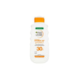 Boots Garnier Ambre Solaire Hydra 24H Protect Sun Cream Lotion SPF30 400ml- Buy online at McGrocer