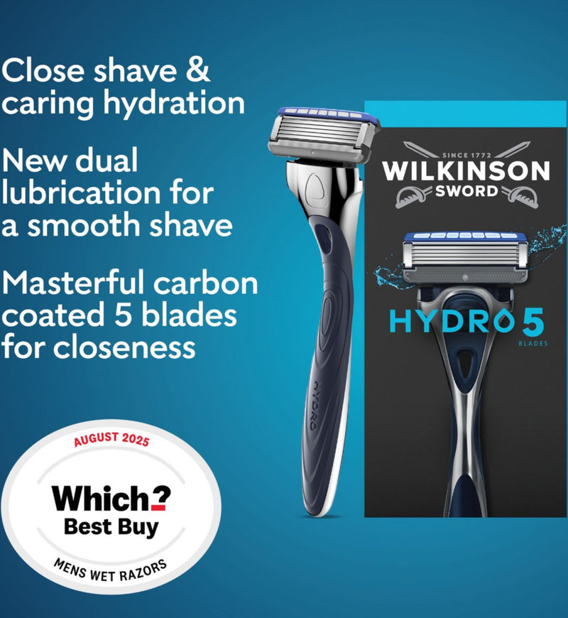 Wilkinson Sword Hydro 5 men's razor 1 pack - British product